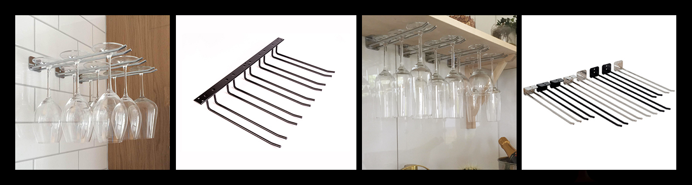 Glass racks and glass hangers