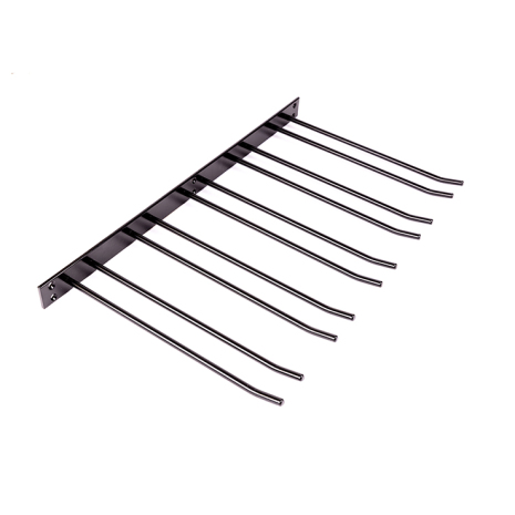 Glass rack Wall 30 cm Black