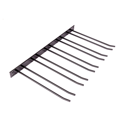 Glass rack Wall 30 cm Black